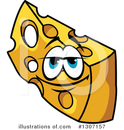 Royalty-Free (RF) Cheese Clipart Illustration by Vector Tradition SM - Stock Sample #1307157
