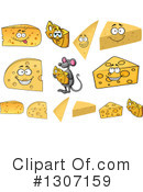Cheese Clipart #1307159 by Vector Tradition SM