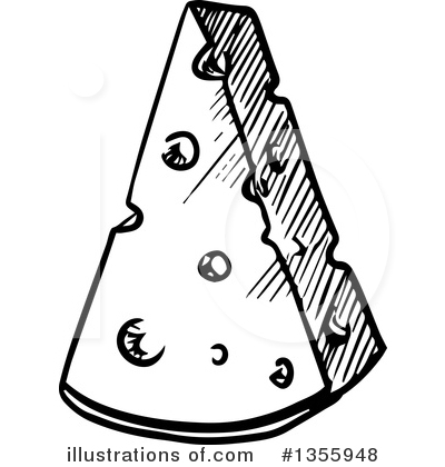 Royalty-Free (RF) Cheese Clipart Illustration by Vector Tradition SM - Stock Sample #1355948