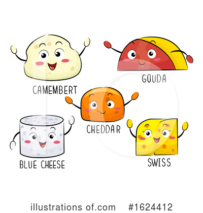 Royalty-Free (RF) Cheese Clipart Illustration by BNP Design Studio - Stock Sample #1624412