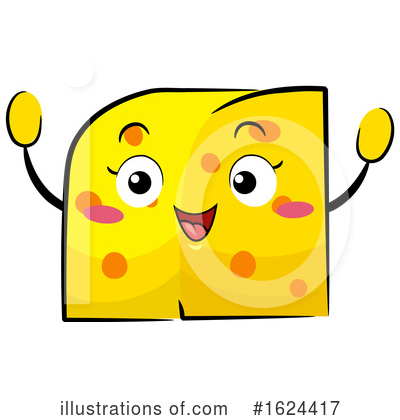 Royalty-Free (RF) Cheese Clipart Illustration by BNP Design Studio - Stock Sample #1624417