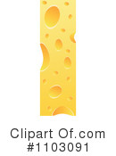 Cheese Letter Clipart #1103091 by Andrei Marincas