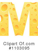 Cheese Letter Clipart #1103095 by Andrei Marincas