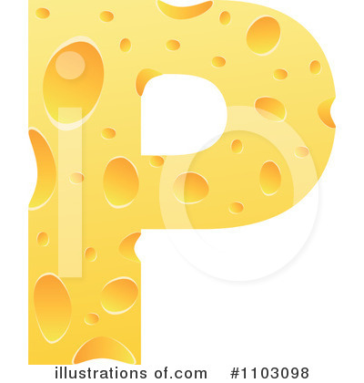Cheese Letter Clipart #1103098 by Andrei Marincas