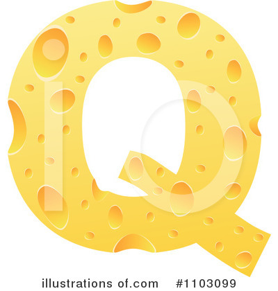 Cheese Letter Clipart #1103099 by Andrei Marincas