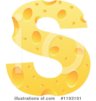 Cheese Letter Clipart #1103101 by Andrei Marincas