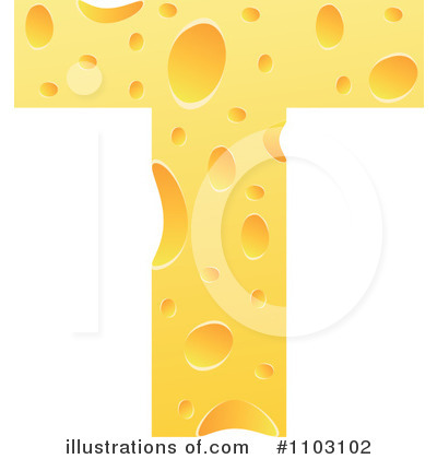 Cheese Letter Clipart #1103102 by Andrei Marincas