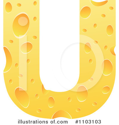 Cheese Letter Clipart #1103103 by Andrei Marincas