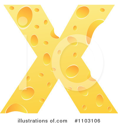 Cheese Letter Clipart #1103106 by Andrei Marincas