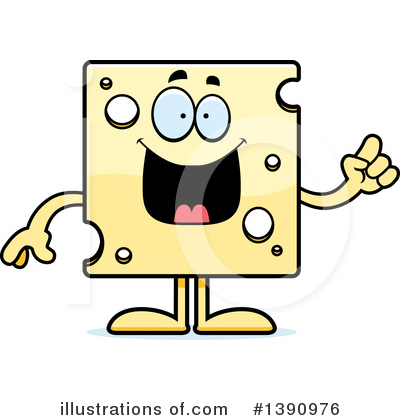 Cheese Mascot Clipart #1390976 by Cory Thoman