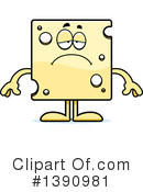 Cheese Mascot Clipart #1390981 by Cory Thoman