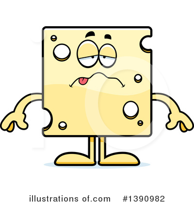 Cheese Mascot Clipart #1390982 by Cory Thoman