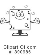 Cheese Mascot Clipart #1390986 by Cory Thoman