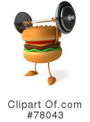 Cheeseburger Character Clipart #78043 by Julos