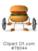 Cheeseburger Character Clipart #78044 by Julos