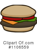 Cheeseburger Clipart #1106559 by Cartoon Solutions