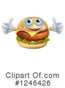 Cheeseburger Clipart #1246426 by AtStockIllustration