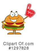 Cheeseburger Clipart #1297828 by Hit Toon