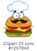 Cheeseburger Clipart #1297843 by Hit Toon