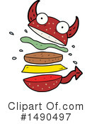 Cheeseburger Clipart #1490497 by lineartestpilot