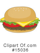 Cheeseburger Clipart #15036 by Maria Bell