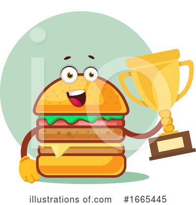 Royalty-Free (RF) Cheeseburger Clipart Illustration by Morphart Creations - Stock Sample #1665445