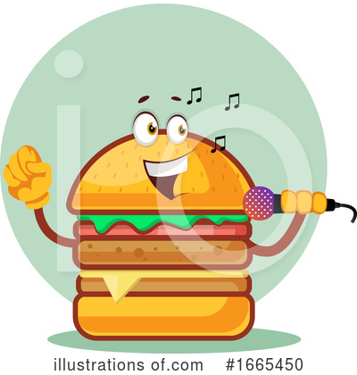 Royalty-Free (RF) Cheeseburger Clipart Illustration by Morphart Creations - Stock Sample #1665450