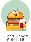 Cheeseburger Clipart #1665459 by Morphart Creations