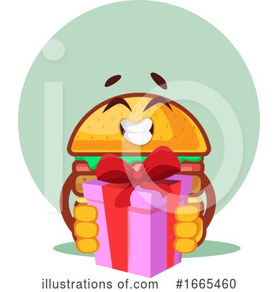 Cheeseburger Clipart #1665460 by Morphart Creations