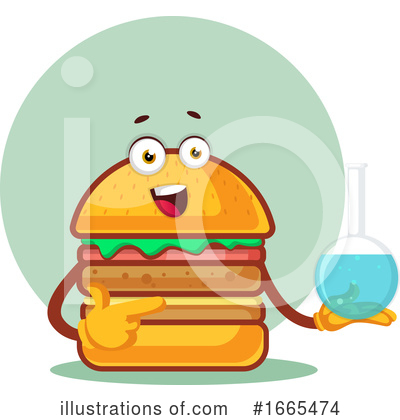 Royalty-Free (RF) Cheeseburger Clipart Illustration by Morphart Creations - Stock Sample #1665474
