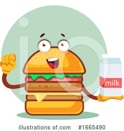Royalty-Free (RF) Cheeseburger Clipart Illustration by Morphart Creations - Stock Sample #1665490