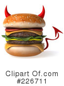 Cheeseburger Clipart #226711 by Julos