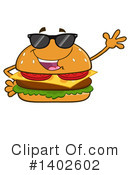 Cheeseburger Mascot Clipart #1402602 by Hit Toon