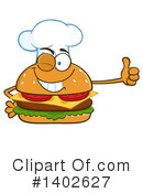 Cheeseburger Mascot Clipart #1402627 by Hit Toon
