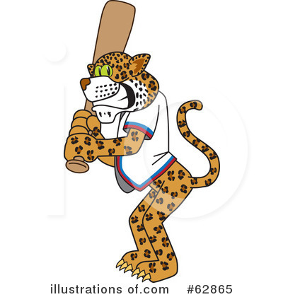 Royalty-Free (RF) Cheetah Character Clipart Illustration by Mascot Junction - Stock Sample #62865