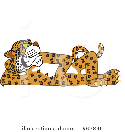 Royalty-Free (RF) Cheetah Character Clipart Illustration by Mascot Junction - Stock Sample #62869