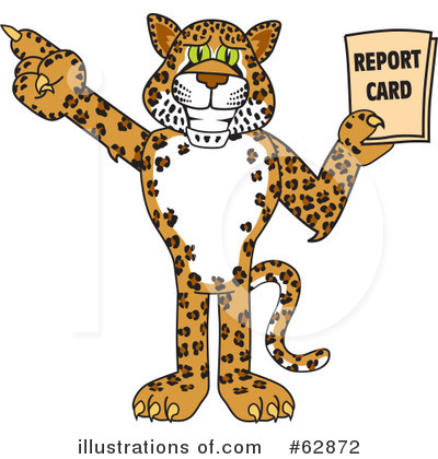Royalty-Free (RF) Cheetah Character Clipart Illustration by Mascot Junction - Stock Sample #62872