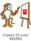 Cheetah Character Clipart #62880 by Mascot Junction