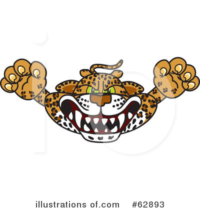 Royalty-Free (RF) Cheetah Character Clipart Illustration by Mascot Junction - Stock Sample #62893