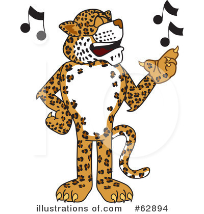 Royalty-Free (RF) Cheetah Character Clipart Illustration by Mascot Junction - Stock Sample #62894