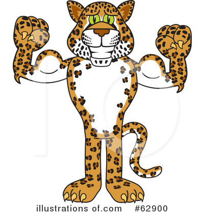 Cheetah Character Clipart #62900 by Toons4Biz