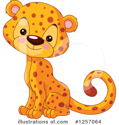 Cheetah Clipart #1257064 by Pushkin
