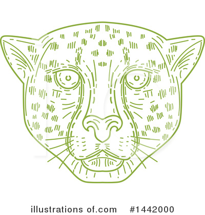 Royalty-Free (RF) Cheetah Clipart Illustration by patrimonio - Stock Sample #1442000