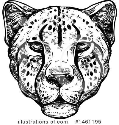 Royalty-Free (RF) Cheetah Clipart Illustration by Vector Tradition SM - Stock Sample #1461195