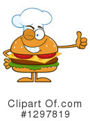 Chef Cheeseburger Clipart #1297819 by Hit Toon