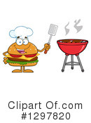 Chef Cheeseburger Clipart #1297820 by Hit Toon