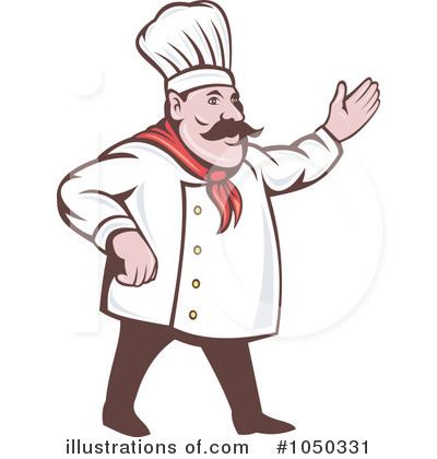 Royalty-Free (RF) Chef Clipart Illustration by patrimonio - Stock Sample #1050331