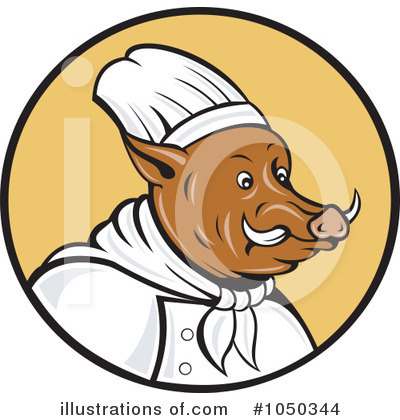 Royalty-Free (RF) Chef Clipart Illustration by patrimonio - Stock Sample #1050344
