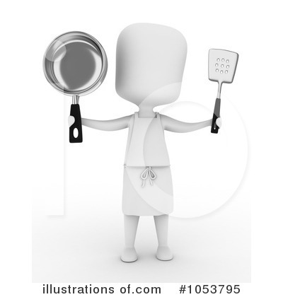 Royalty-Free (RF) Chef Clipart Illustration by BNP Design Studio - Stock Sample #1053795