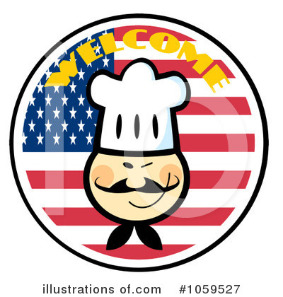 Royalty-Free (RF) Chef Clipart Illustration by Hit Toon - Stock Sample #1059527